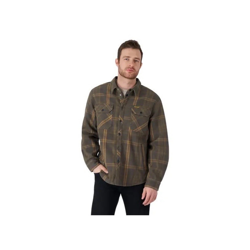 NWoT Men`s‎ Can-Am Bonded Plaid Overshirt Size 2XL